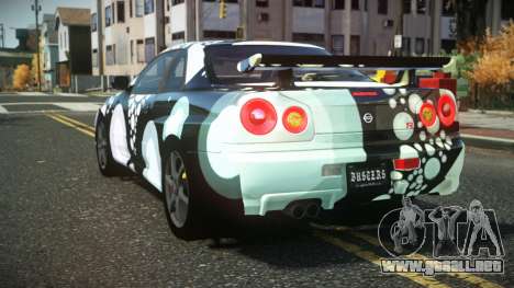 Nissan Skyline R34 Cusvar S7 para GTA 4