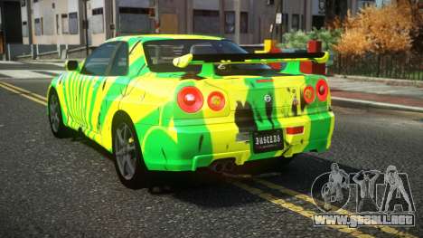 Nissan Skyline R34 Cusvar S13 para GTA 4