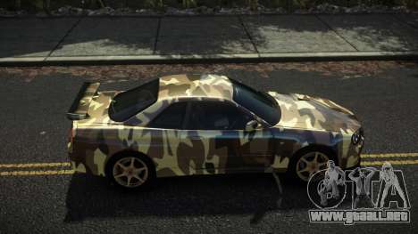 Nissan Skyline R34 Nazuxy S9 para GTA 4