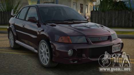 Mitsubishi Lancer Evolution VI 99th para GTA San Andreas