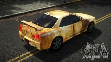 Nissan Skyline R34 Drujo S9 para GTA 4