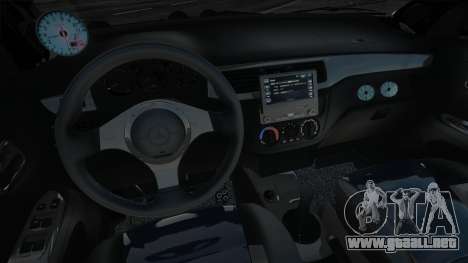 Mitsubishi Lancer VI Blek Version para GTA San Andreas