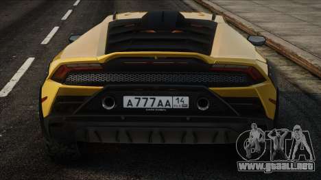 Lamborghini Huracan Sterrato Yellow para GTA San Andreas