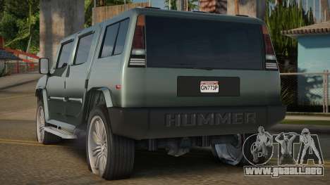 Hummer H2 12th para GTA San Andreas