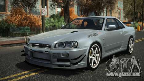 Nissan Skyline R34 Vazeke para GTA 4