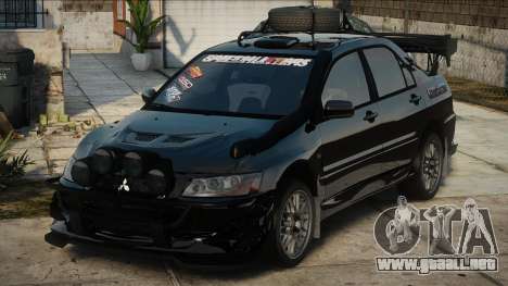 Mitsubishi Lancer VI Blek Version para GTA San Andreas