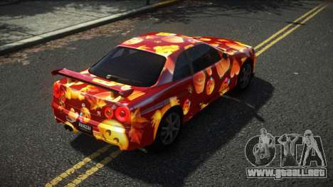 Nissan Skyline R34 Cusvar S3 para GTA 4