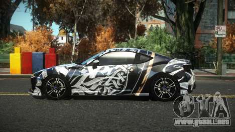 Subaru BRZ Vaklez S8 para GTA 4