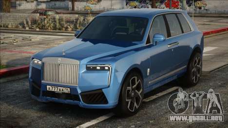Rolls-Royce Cullinan Blu para GTA San Andreas