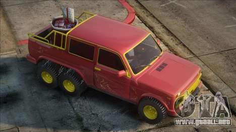 Lada Niva 6x6 New Year para GTA San Andreas