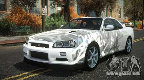 Nissan Skyline R34 Drujo S12 para GTA 4