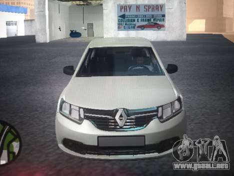 Renault Logan 2016 Silver para GTA San Andreas