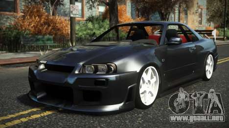 Nissan Skyline R34 Naqlo para GTA 4