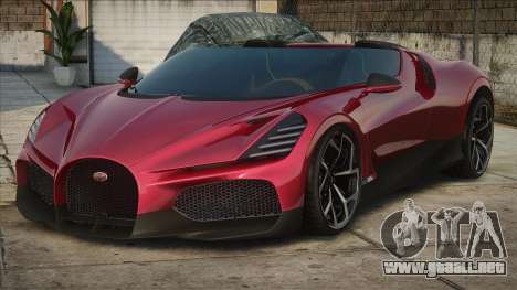 Bugatti Mistral Red para GTA San Andreas