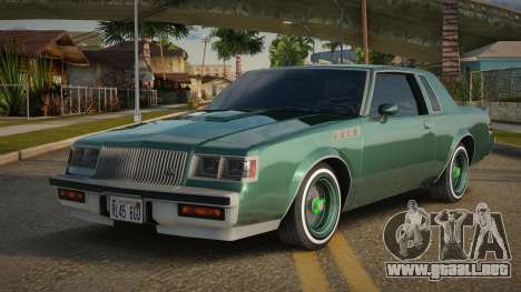 Buick GNX 87th para GTA San Andreas