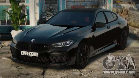 BMW M8 Competition Gran Coupe Black para GTA San Andreas