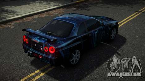 Nissan Skyline R34 Drujo S2 para GTA 4