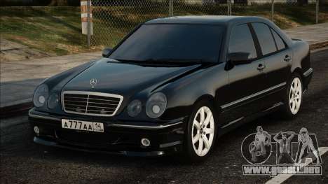 Mercedes-Benz E420 W210 Black para GTA San Andreas