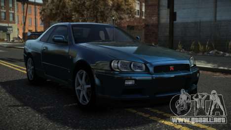 Nissan Skyline R34 Drujo para GTA 4