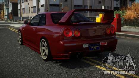 Nissan Skyline R34 Velbushe para GTA 4