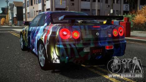Nissan Skyline R34 Drujo S3 para GTA 4