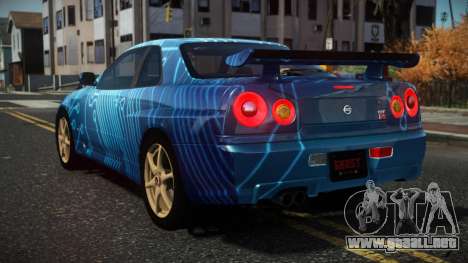 Nissan Skyline R34 Nazuxy S11 para GTA 4