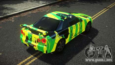 Nissan Skyline R34 Cusvar S13 para GTA 4