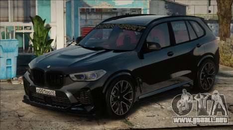 BMW X5M 2020 Blek para GTA San Andreas