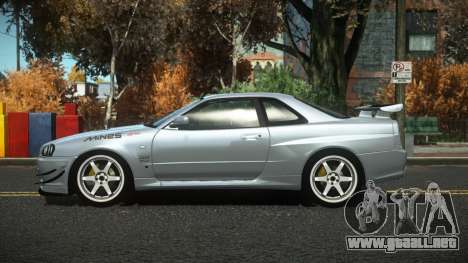 Nissan Skyline R34 Vazeke para GTA 4