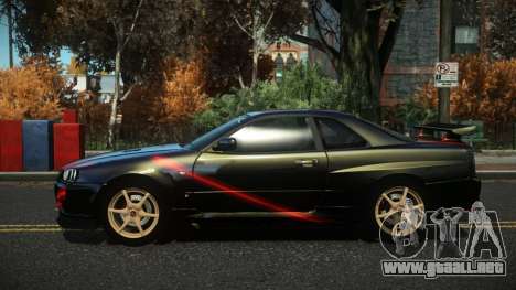 Nissan Skyline R34 Nazuxy S12 para GTA 4