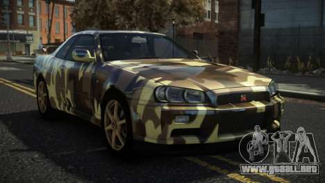 Nissan Skyline R34 Nazuxy S9 para GTA 4