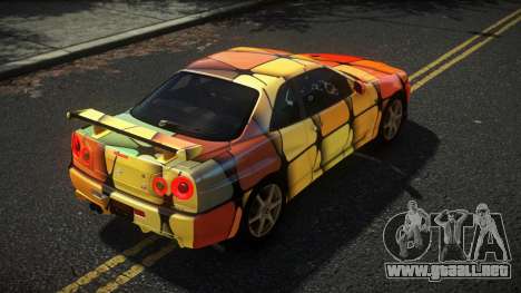 Nissan Skyline R34 Nazuxy S5 para GTA 4