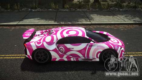 Bugatti Chiron Exalib S6 para GTA 4