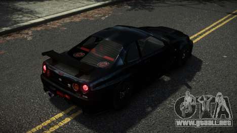 Nissan Skyline R34 Zertuka para GTA 4