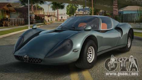 Alfa Romeo Stradale 67th para GTA San Andreas
