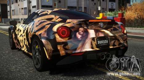 Alfa Romeo 4C Nukeem S8 para GTA 4