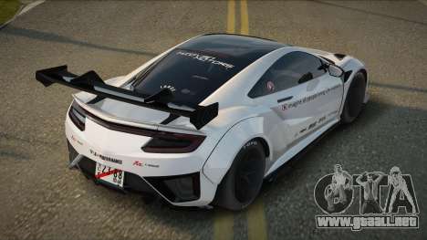 Honda NSX LWB para GTA San Andreas