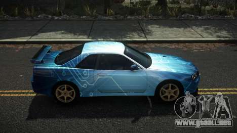 Nissan Skyline R34 Nazuxy S11 para GTA 4