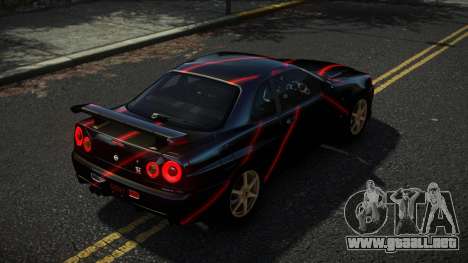 Nissan Skyline R34 Nazuxy S12 para GTA 4