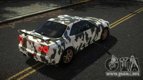 Nissan Skyline R34 Nazuxy S14 para GTA 4