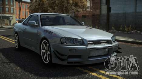 Nissan Skyline R34 Vazeke para GTA 4