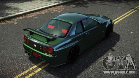 Nissan Skyline R34 Nortas para GTA 4