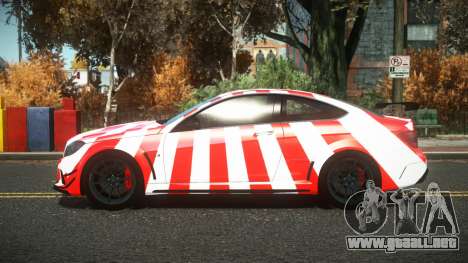 Mercedes-Benz C63 AMG Hugrax S6 para GTA 4