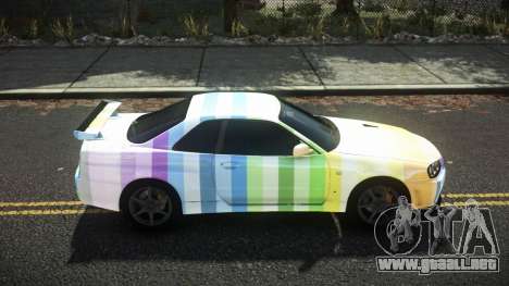 Nissan Skyline R34 Cusvar S4 para GTA 4