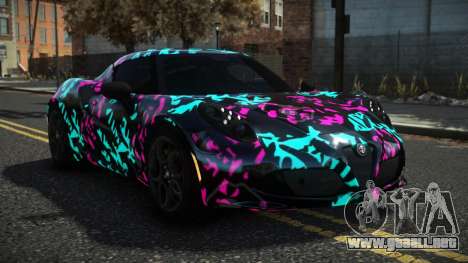 Alfa Romeo 4C Nukeem S6 para GTA 4