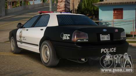 Ford Crown Victoria Police SA para GTA San Andreas