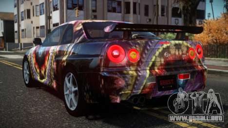 Nissan Skyline R34 Drujo S10 para GTA 4