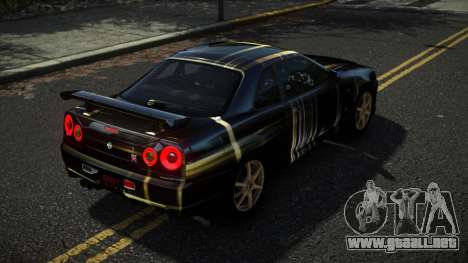 Nissan Skyline R34 Nazuxy S13 para GTA 4