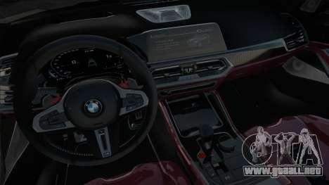 BMW X5M 2020 Blek para GTA San Andreas