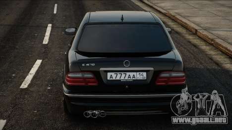 Mercedes-Benz E420 W210 Black para GTA San Andreas